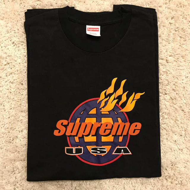 Supreme(シュプリーム)のsupreme fire Tシャツ ブラック  メンズのトップス(Tシャツ/カットソー(半袖/袖なし))の商品写真