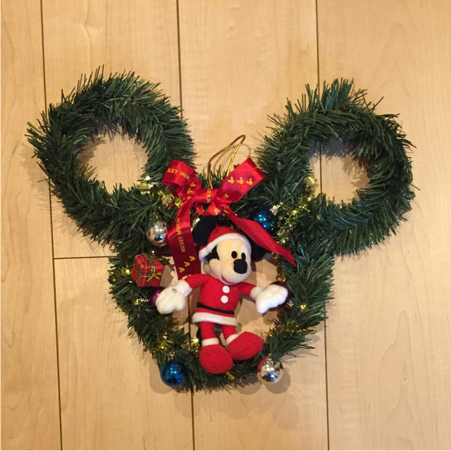 Disney ミッキーマウス クリスマス リースの通販 By モニママ S Shop ディズニーならラクマ