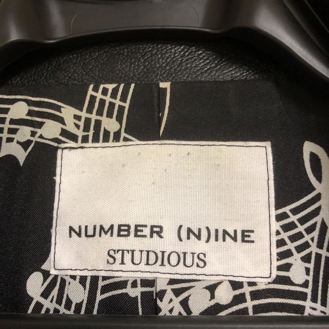 NUMBER (N)INE(ナンバーナイン)のkenta様専用ナンバーナイン×STUDIOUS レザーライダースジャケット メンズのジャケット/アウター(ライダースジャケット)の商品写真
