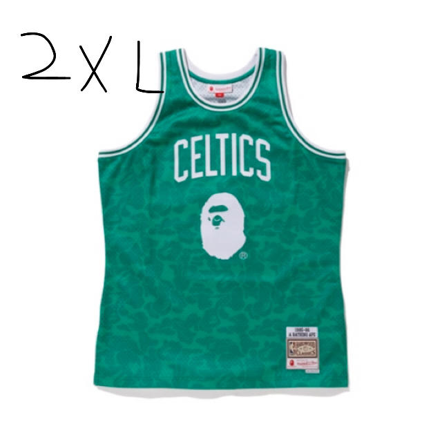 A BATHING APE - BAPE × MITCHELL&NESS CELTICS ABC JERSEYの通販 by