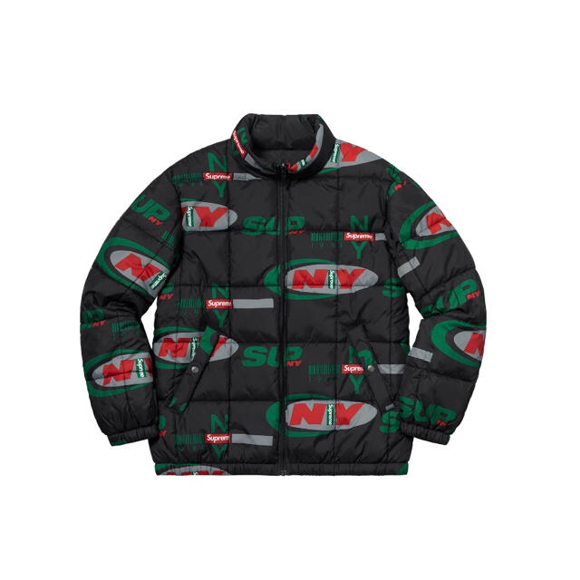 Supreme supreme ny hot sale reversible puffy jacket black