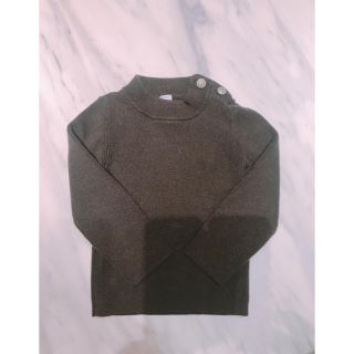 プチバトー(PETIT BATEAU)のプチバトー チャコールグレー(ニット)