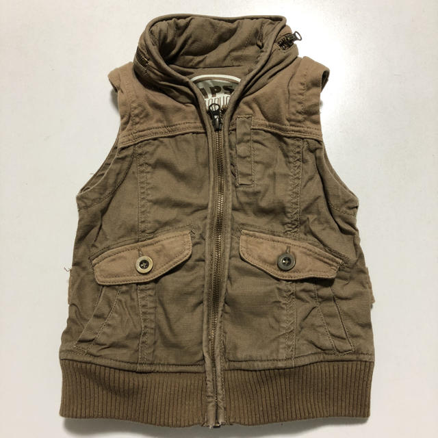 MPS(エムピーエス)の値下げ‼️美品  MPS  ミリタリー風ベスト  110 キッズ/ベビー/マタニティのキッズ服男の子用(90cm~)(ジャケット/上着)の商品写真