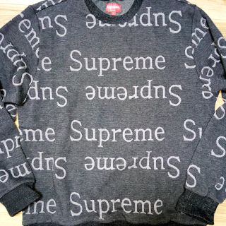 シュプリーム(Supreme)のSupreme Jacquard Logo Crewneck(スウェット)