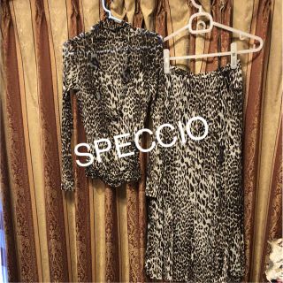 スペッチオ(SPECCHIO)のnixx様専用 SPECCIO ヒョウ柄スカートのみ(スーツ)