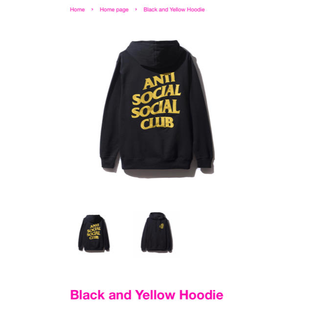 ANTI(アンチ)のanti social social club パーカー サイズL メンズのトップス(パーカー)の商品写真