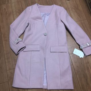 トッコ(tocco)の新品♡tocco 袖ビジューチェスターコート(チェスターコート)