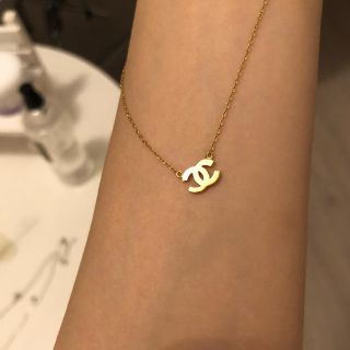 シャネルマーク 14kネックレス シンプル上品 シャネルマーク 14kネックレス シンプル上品