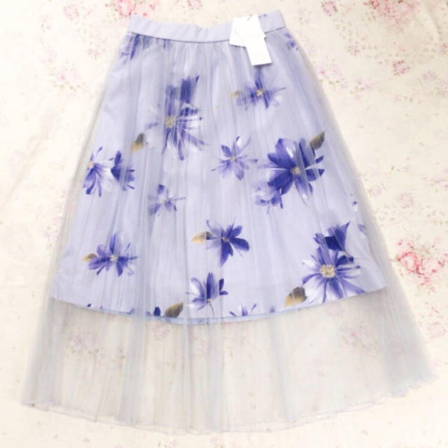 SNIDEL(スナイデル)の「半額以下」snidel 花柄スカート 送料込み レディースのスカート(ひざ丈スカート)の商品写真