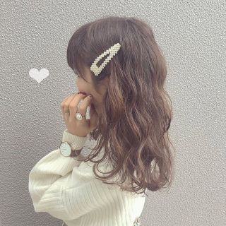 フーズフーチコ(who's who Chico)の❤︎パール ヘアピン❤︎《お値下げしました》(ヘアアクセサリー)