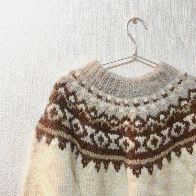 vintage  knit レディースのトップス(ニット/セーター)の商品写真