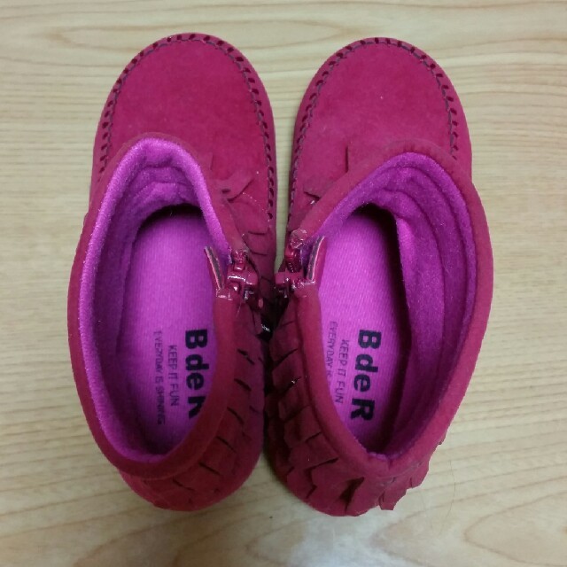 BeBe(ベベ)の未使用　ピンク　ブーツ　19cm キッズ/ベビー/マタニティのキッズ靴/シューズ(15cm~)(ブーツ)の商品写真
