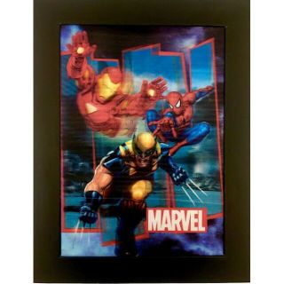 マーベル(MARVEL)のMarvel 3D スパイダーマン ウォール ピクチャー マーベル ヒーローズ(ポスター)