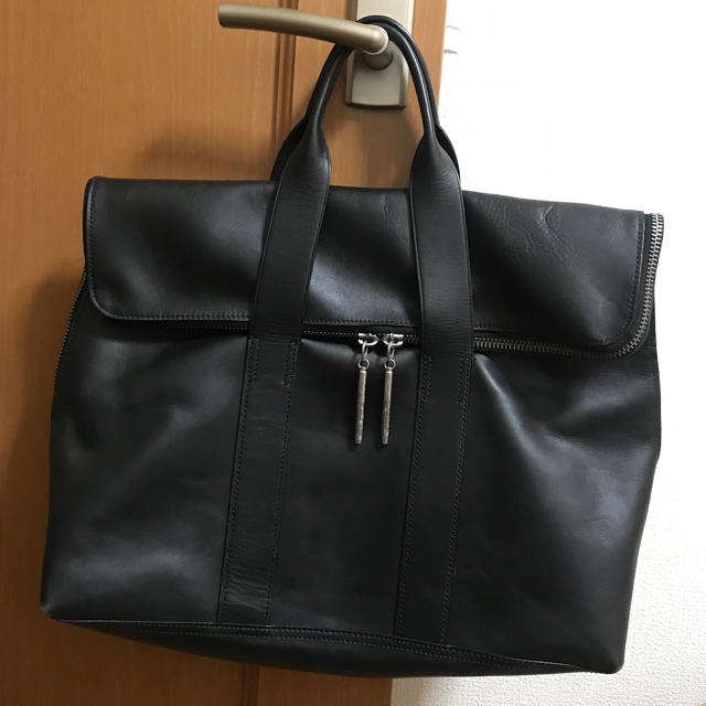 3.1 Phillip Lim(スリーワンフィリップリム)の[美品]3.1 Phillip Lim 31hour bag ブラック メンズのバッグ(ビジネスバッグ)の商品写真