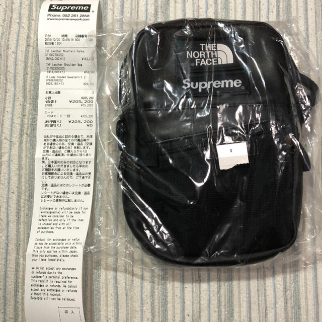 Supreme The North Face レザー ショルダー バッグ