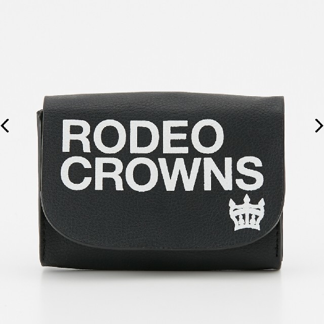 RODEO CROWNS WIDE BOWL(ロデオクラウンズワイドボウル)の新品 R goods CARD CASE ブラック  メンズのファッション小物(名刺入れ/定期入れ)の商品写真