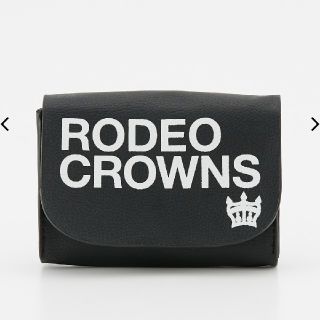 ロデオクラウンズワイドボウル(RODEO CROWNS WIDE BOWL)の新品 R goods CARD CASE ブラック (名刺入れ/定期入れ)