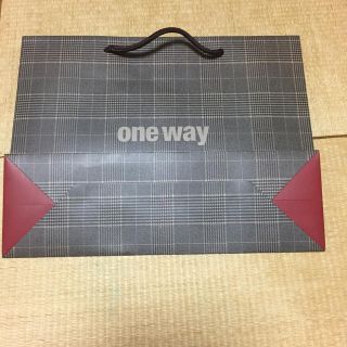 ワンウェイ(one*way)の【最終値下げ‼︎】one＊way♡限定ショッパー⭐︎新品(ショップ袋)