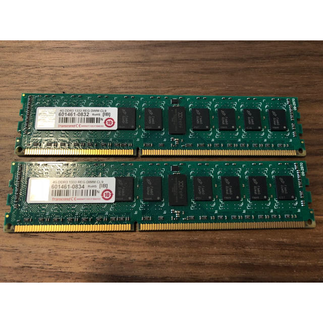 Transcend - Transcend 純正サーバー用メモリ 8GB DDR3 PC3-10600Rの