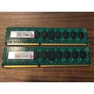 トランセンド(Transcend)のTranscend 純正サーバー用メモリ 8GB DDR3 PC3-10600R(PCパーツ)