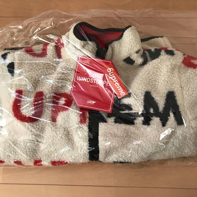 正規品 Supreme Reversible Logo Fleece Mサイズ