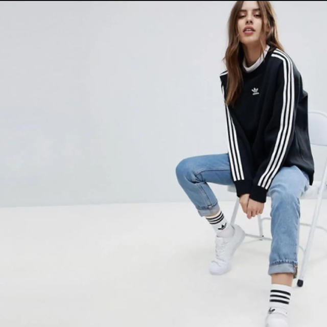 adidas(アディダス)のadidas トレーナー ぱてぃっくさん専用 レディースのトップス(トレーナー/スウェット)の商品写真