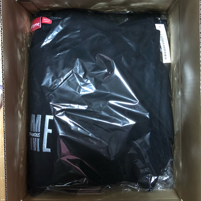 XL Supreme World Famous Crewneck Blackメンズ