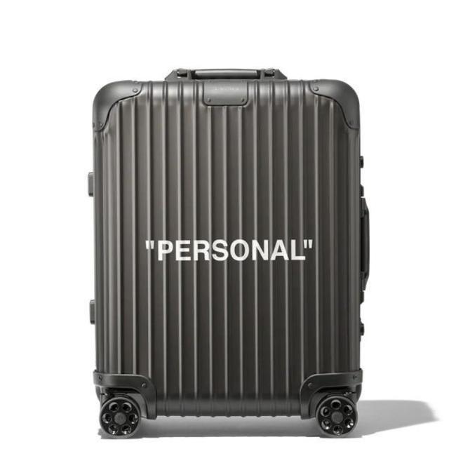 RIMOWA(リモワ)の送料込！OFF WHITE×Rimowa PERSONAL BELONGING② メンズのバッグ(トラベルバッグ/スーツケース)の商品写真
