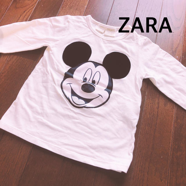 ZARA(ザラ)のZARA 104 ロンT キッズ/ベビー/マタニティのキッズ服女の子用(90cm~)(Tシャツ/カットソー)の商品写真