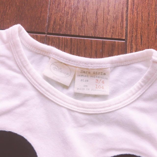 ZARA(ザラ)のZARA 104 ロンT キッズ/ベビー/マタニティのキッズ服女の子用(90cm~)(Tシャツ/カットソー)の商品写真