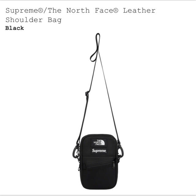 正規品 Supreme North Face Leather Shoulder