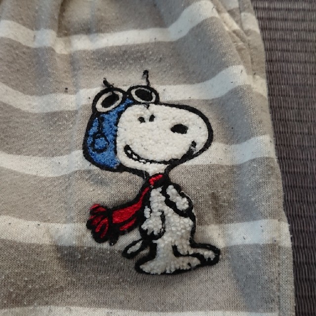 SNOOPY(スヌーピー)のスヌーピー 裏起毛 パンツ キッズ/ベビー/マタニティのベビー服(~85cm)(パンツ)の商品写真