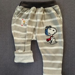 スヌーピー(SNOOPY)のスヌーピー 裏起毛 パンツ(パンツ)