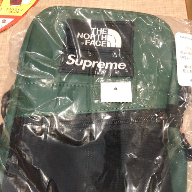 Supreme TNF Leather Shoulder Bag