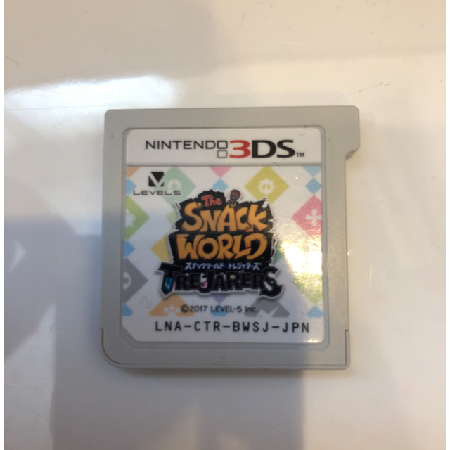 ニンテンドー3DS(ニンテンドー3DS)のスナックワールド 3DS 中古 エンタメ/ホビーのゲームソフト/ゲーム機本体(携帯用ゲームソフト)の商品写真
