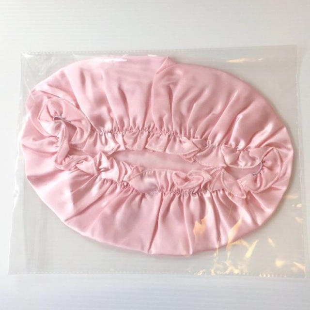 専用 高品質 ナイトキャップ シルク100% ピンク パープル コスメ/美容のヘアケア/スタイリング(ヘアケア)の商品写真