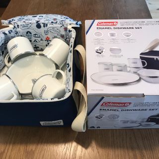 コールマン(Coleman)の新品未使用 コールマン ホーロー食器セット(食器)