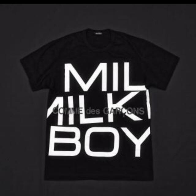 BLACK COMME des GARCONS(ブラックコムデギャルソン)のMILK BOY & COMME des garçon メンズのトップス(Tシャツ/カットソー(半袖/袖なし))の商品写真