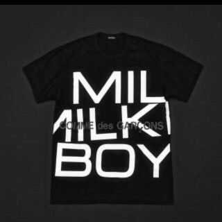 ブラックコムデギャルソン(BLACK COMME des GARCONS)のMILK BOY & COMME des garçon(Tシャツ/カットソー(半袖/袖なし))