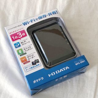 アイオーデータ(IODATA)のWFS-SR01 wi-fiストレージ ポケットドライブ 一台三役(その他)