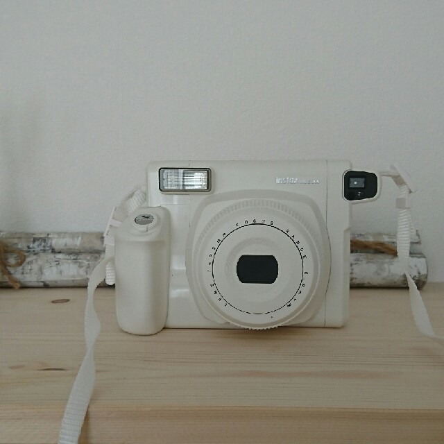 未使用 Instax wide 日本未発売ホワイトカメラ