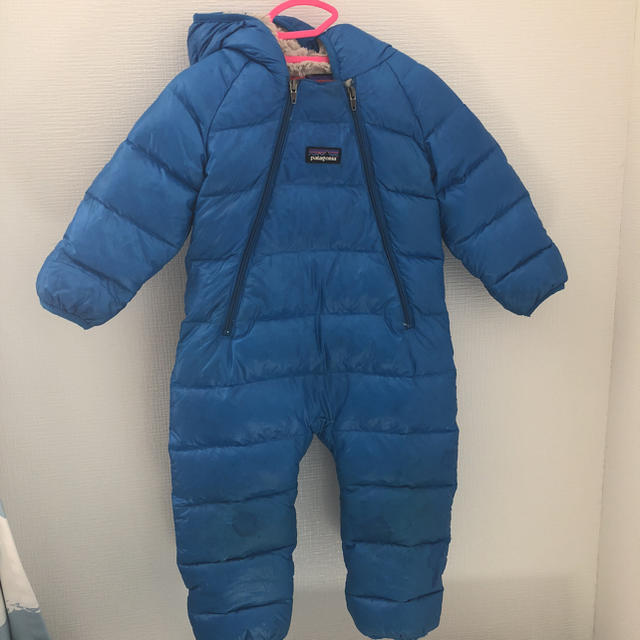 patagonia(パタゴニア)のPatagonia カバーオール ダウンジャケット キッズ/ベビー/マタニティのベビー服(~85cm)(ジャケット/コート)の商品写真