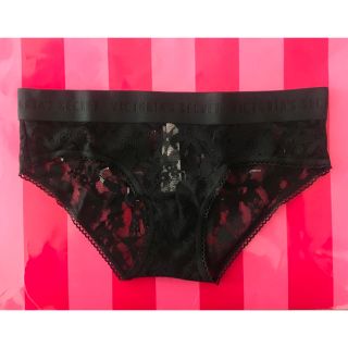 ヴィクトリアズシークレット(Victoria's Secret)の新品Victoria'ssecretレースショーツ黒XS(ショーツ)