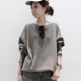 アパルトモンドゥーズィエムクラス(L'Appartement DEUXIEME CLASSE)のアパルトモンAMERICANA THERMAL BACK HENLEY NECk(カットソー(長袖/七分))