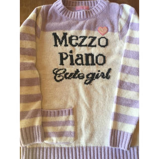 メゾピアノジュニア(mezzo piano junior)のMezzo  Ｐiano  Ｇirl  セーター(ニット)