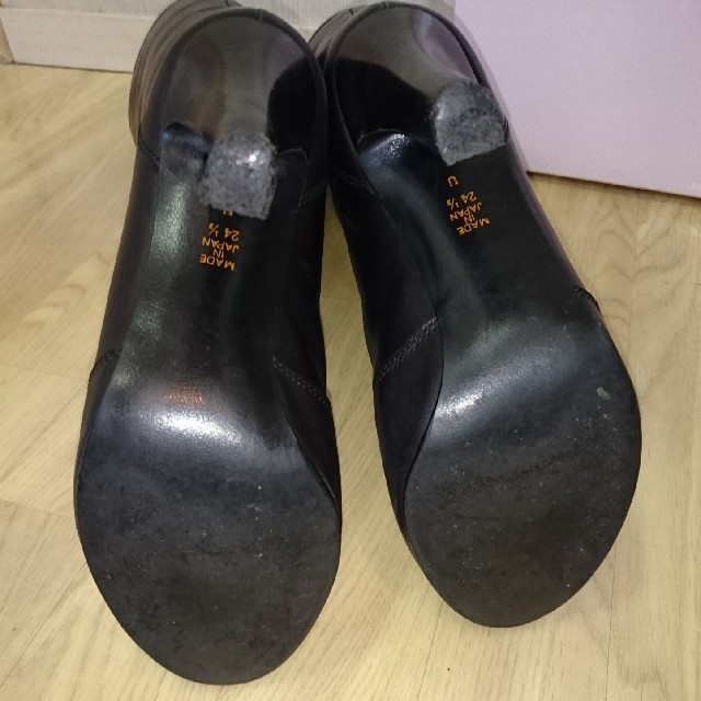 DIANA(ダイアナ)のダイアナ レザー 黒 ロングブーツ レディースの靴/シューズ(ブーツ)の商品写真