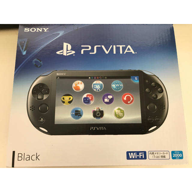 新品未開封 Sony PS Vita ブラック PCH-2000 ZA11