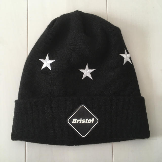 F.C.R.B.(エフシーアールビー)のF.C.R.B. 2016AW STAR EMBLEM KNIT CAP 黒 メンズの帽子(ニット帽/ビーニー)の商品写真