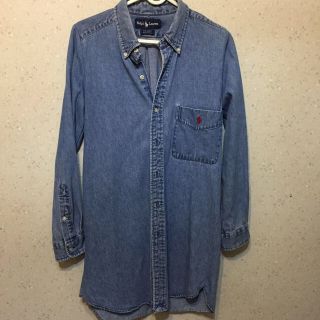 ラルフローレン(Ralph Lauren)のラルフローレンデニムシャツ(ひざ丈ワンピース)