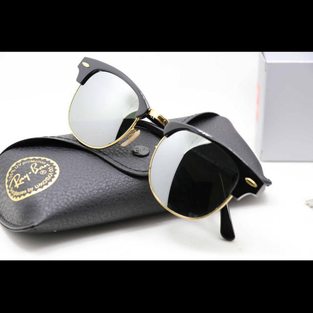 Ray-Ban(レイバン)のRAY BAN未使用品、CLUBMASTER シルバー ミラー メンズのファッション小物(サングラス/メガネ)の商品写真